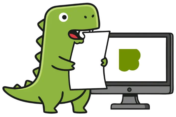 dhino Publish mascot